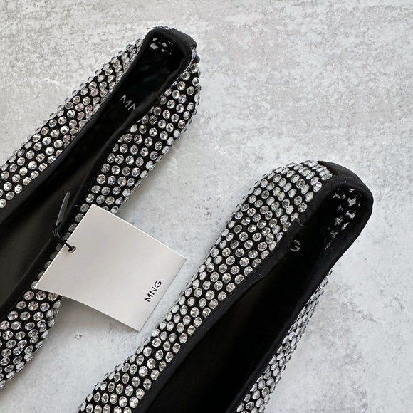 Mango Rhinestone Ballerina Flats - Picture 6 of 7